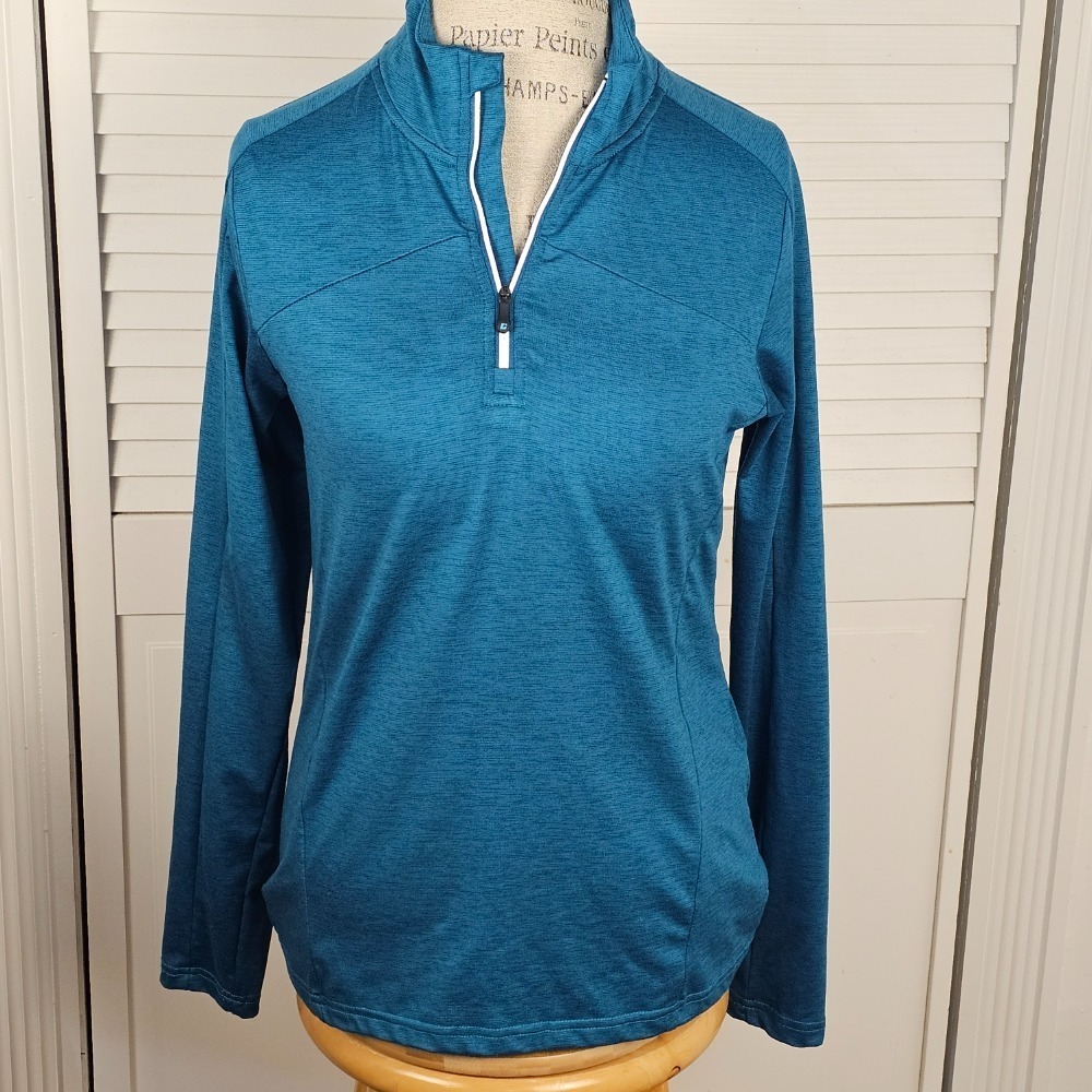 Killtec Womens‎ Blue 1/4 Zip Pullover 8